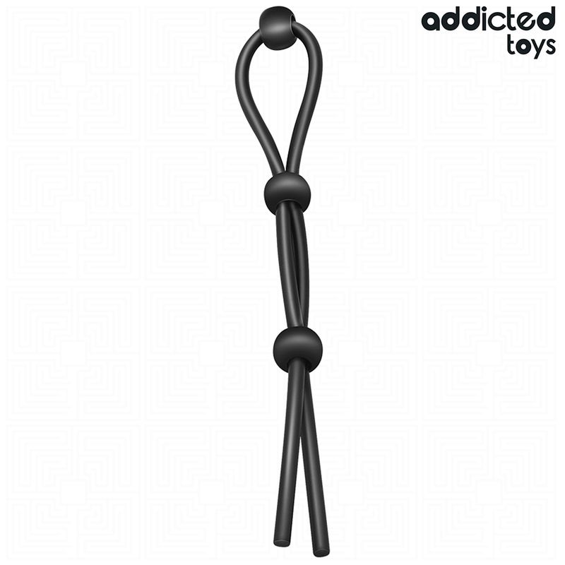ADDICTED TOYS - CORDA IN SILICONE PER IL PENE A TRIPLO ANELLO ADDICTED TOYS - SILICONE ROPE FOR THE TRIPLE LOOP PENIS