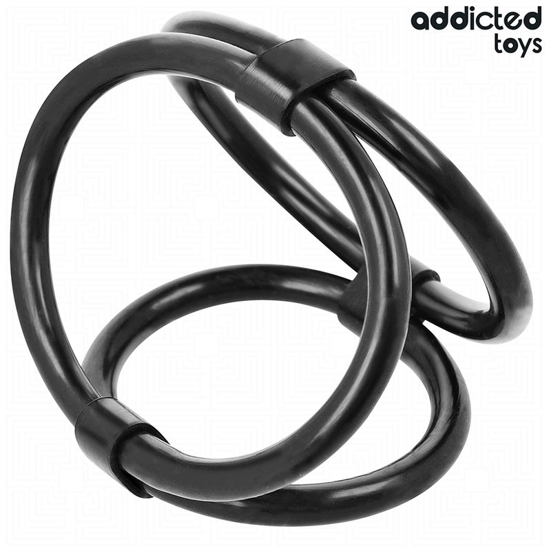 ADDICTED TOYS - ANELLO PER PENE TRIPLO ADDICTED TOYS - TRIPLE PENIS RING