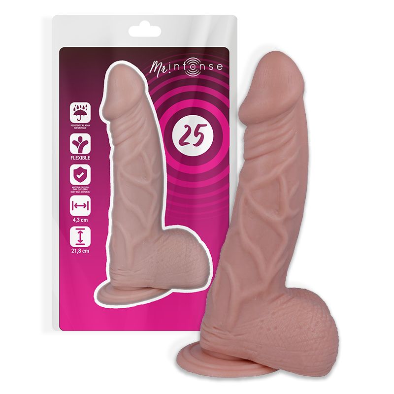 MR INTENSE - 25 REALISTIC COCK 21.8 CM -O- 4.3 CM MR INTENSE - 25 REALISTIC COCK 21.8 CM -O- 4.3 CM