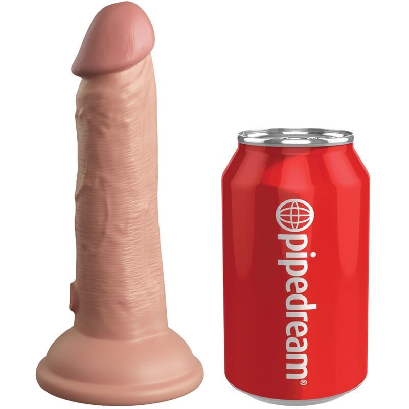 KING COCK - ELITE DILDO REALISTICO VIBRANTE E SILICONE 15.2 CM KING COCK - ELITE REALISTIC DILDO VIBRATING & SILICONE 15.2 CM