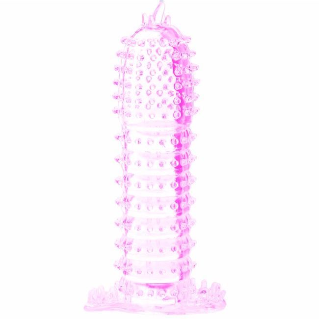 BAILE - GUAINA PER PENE CON PUNTI DI STIMOLAZIONE ROSA 14 CM BAILE - GUAINA PER PENE CON PUNTI DI STIMOLAZIONE ROSA 14 CM