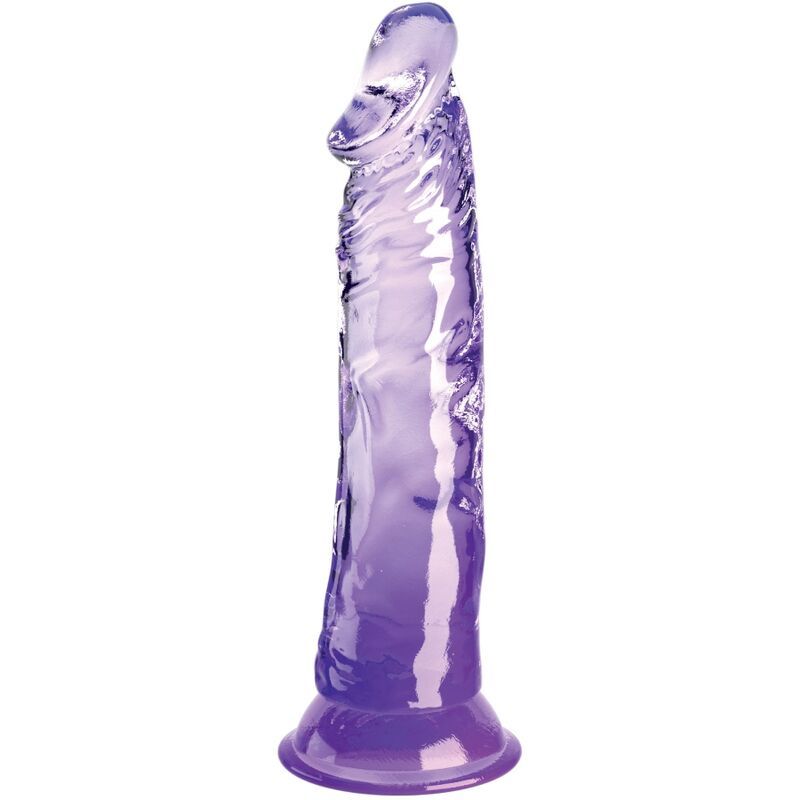 KING COCK - CLEAR PENE REALISTICO 19.7 CM VIOLA KING COCK - CLEAR REALISTIC PENIS 19.7 CM PURPLE