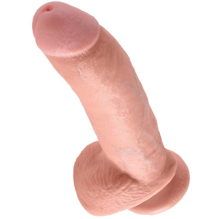 KING COCK - 9 DILDO FLESH CON SFERE 22.9 CM KING COCK - 9 DILDO FLESH CON SFERE 22.9 CM