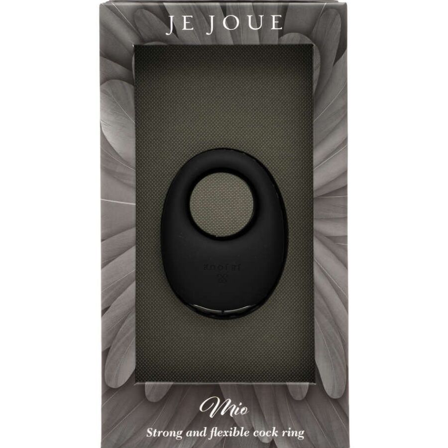 JE JOUE - ANELLO VIBRATORE MIO NERO JE JOUE - MIO STRONG AND FLEXIBLE COCK RING BLACK