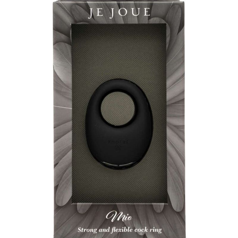 JE JOUE - ANELLO VIBRATORE MIO NERO JE JOUE - MIO STRONG AND FLEXIBLE COCK RING BLACK