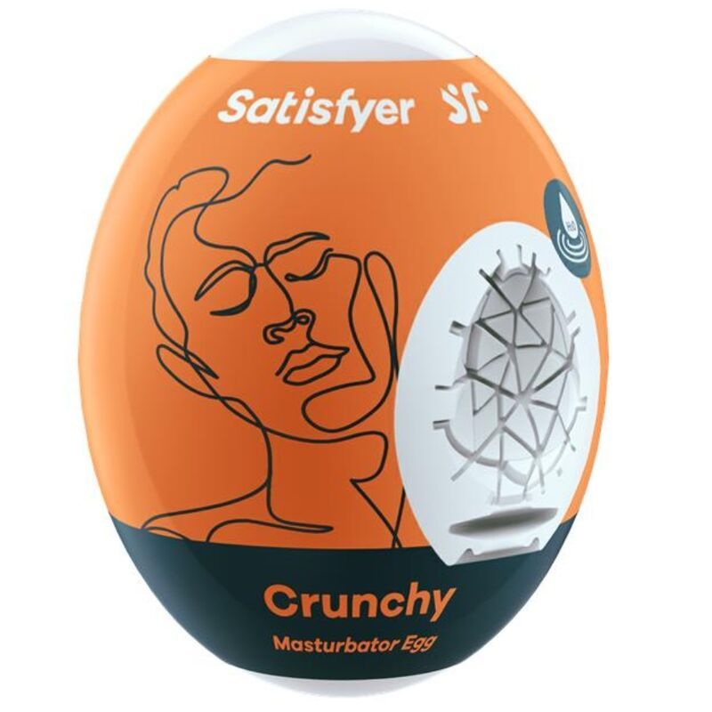 SATISFYER - UOVO MASTURBATORE CRUNCHY SATISFYER - CRUNCHY MASTURBATOR EGG