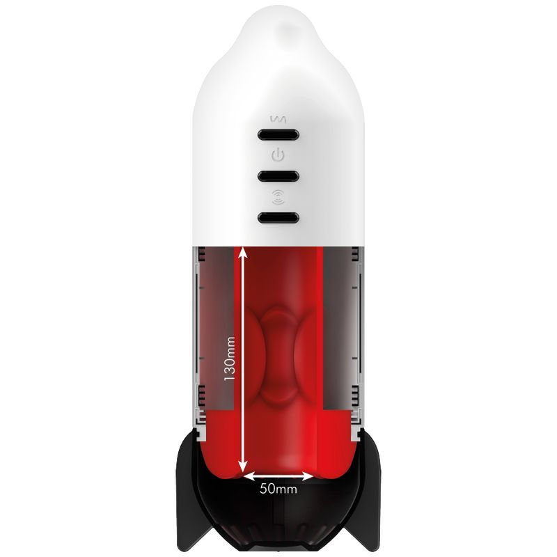 JAMYJOB - ROCKET MASTURBATOR TECNOLOGIA DI COMPRESSIONE MORBIDA E VIBRAZIONE JAMYJOB - ROCKET MASTURBATOR TECNOLOGIA DI COMPRESSIONE MORBIDA E VIBRAZIONE