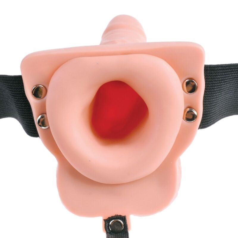 FETISH FANTASY SERIES - ADJUSTABLE HARNESS REMOTE CONTROL REALISTIC PENIS WITH RECHARGEABLE TESTICL…