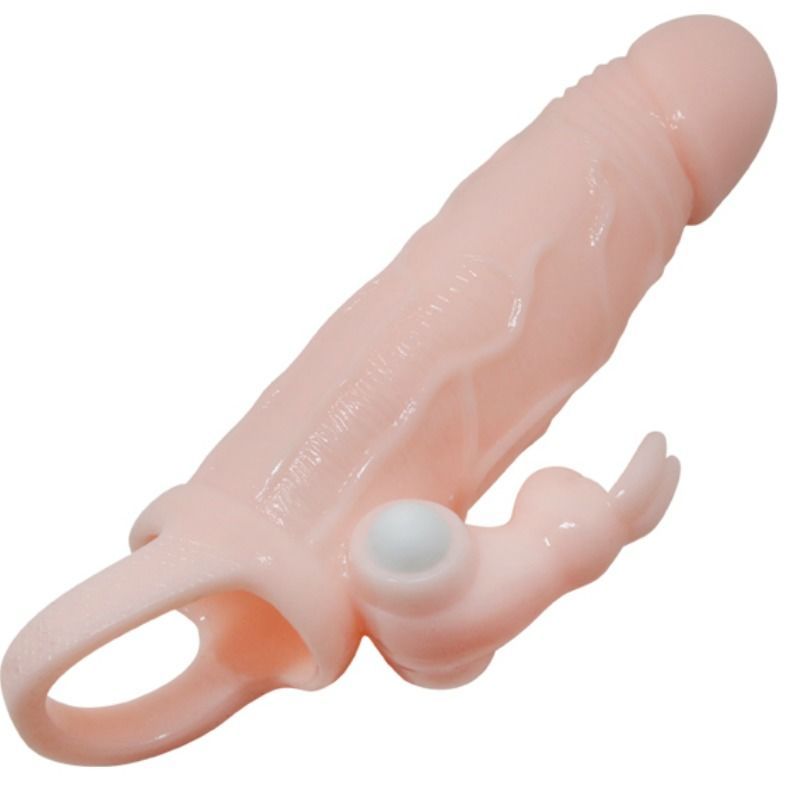 BAILE - COPERTURA PENE UOMO CORAGGIOSO CON CONIGLIO E CARNE DOPPIO MOTORE 16.5 CM BAILE - COPERTURA PENE UOMO CORAGGIOSO CON CONIGLIO E CARNE DOPPIO MOTORE 16.5 CM