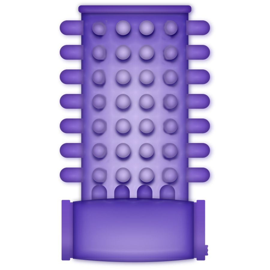 CASUAL LOVE - COPERTURA PER PENE VIBRATORE LILLA ANELLO CASUAL LOVE - RING VIBRATING SLEEVE PURPLE