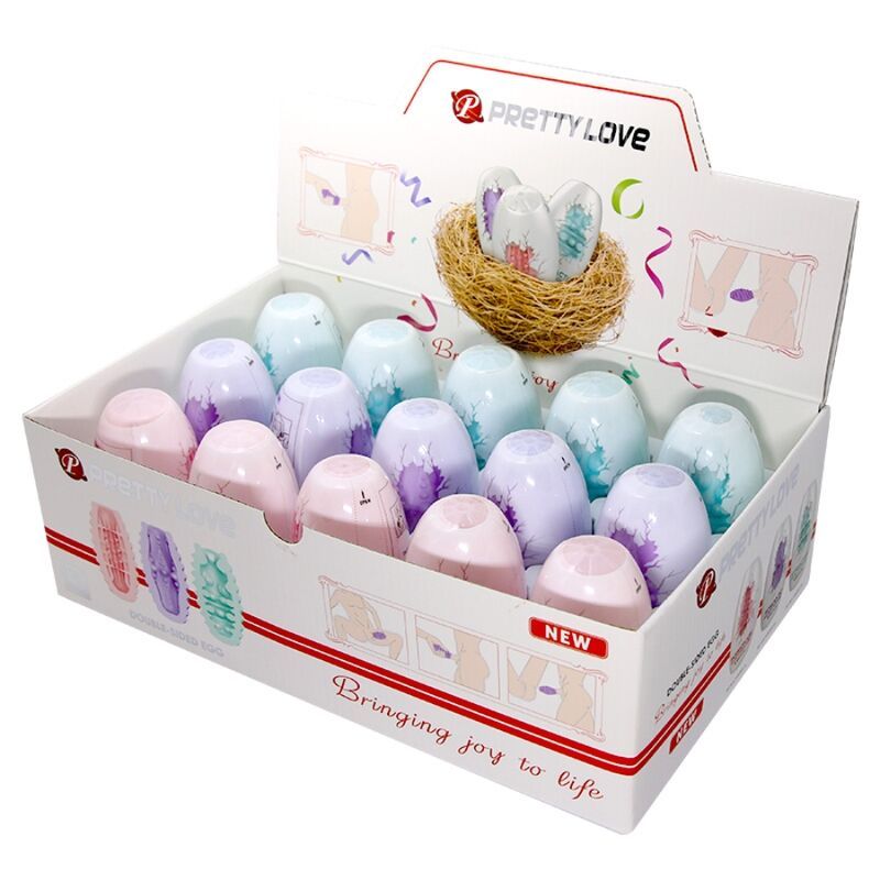 PRETTY LOVE - UOVO MASTURBATORE DOPPIO LOVE - 15 UNIT PRETTY LOVE - UOVO MASTURBATORE DOPPIO LOVE - 15 UNIT