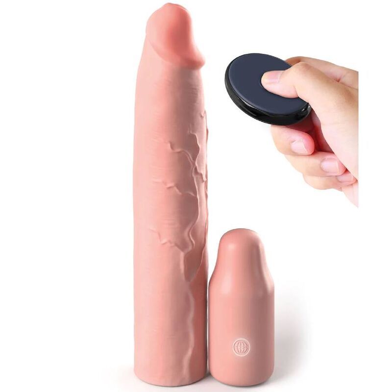 FANTASY X- TENSIONS - PIPEDREAMS SLEEVE 22,86 CM + 7,62 CM PLUG REMOTE SKIN FANTASY X- TENSIONS - PIPEDREAMS SLEEVE 22,86 CM + 7,62 CM PLUG REMOTE SKIN