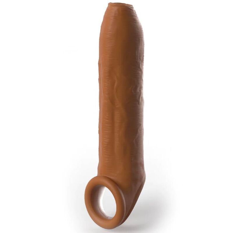 PIPEDREAMS - MANICA UNCUT 17,78 CM W CINTURINO CARAMELLO PIPEDREAMS - MANICA UNCUT 17,78 CM W CINTURINO CARAMELLO