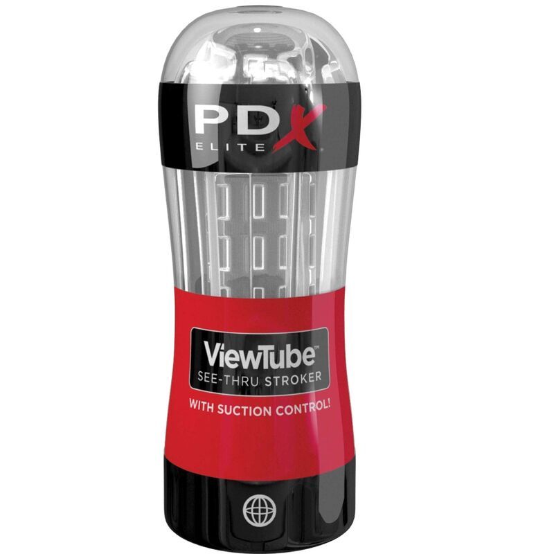 PDX ELITE - MASTURBATORE STROKER VIEWTUBE CONTROL ASPIRAZIONE TRASPARENTE PDX ELITE - MASTURBATORE STROKER VIEWTUBE CONTROL ASPIRAZIONE TRASPARENTE