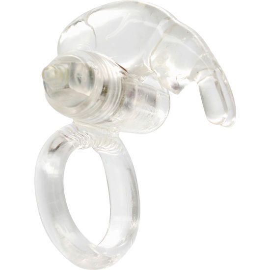 SEVEN CREATIONS - ANELLO VIBRATORE IN SILICONE TRASPARENTE SEVEN CREATIONS - TRANSPARENT SILICONE VIBRATOR RING