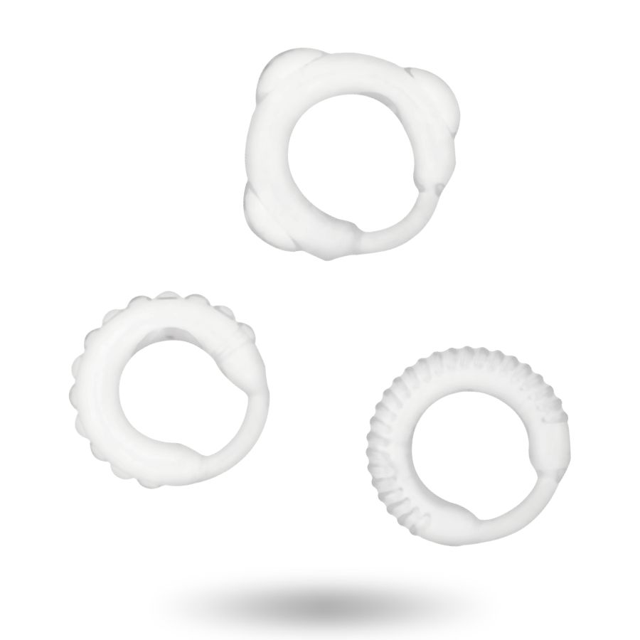 ADDICTED TOYS - SET C-RING TRASPARENTE ADDICTED TOYS - SET C-RING TRASPARENTE