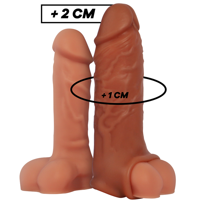 VIRILXL - ESTENSIONE DEL PENE IN SILICONE LIQUIDO V9 MARRONE VIRILXL - ESTENSIONE DEL PENE IN SILICONE LIQUIDO V9 MARRONE
