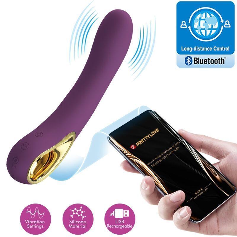 PRETTY LOVE - ETHAN VIBRATORE RICARICABILE VIOLA PRETTY LOVE - ETHAN RECHARGEABLE VIBRATOR LILA