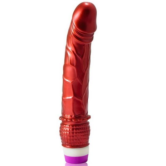 BAILE - VIBRATORE REALISTICO ROSSO 23 CM BAILE - REALISTIC RED VIBRATOR 23 CM
