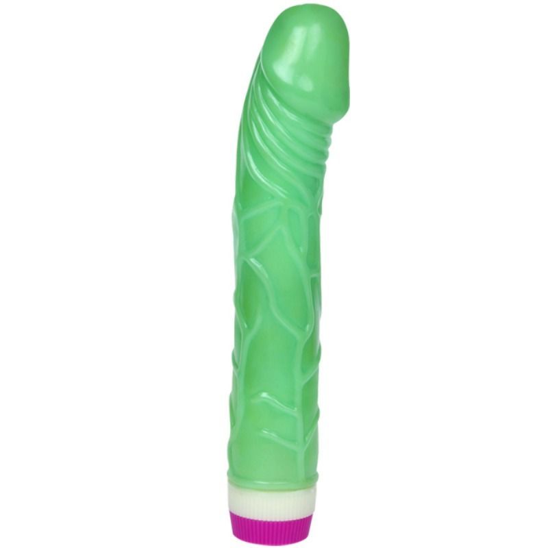 BAILE - VIBRATORE ONDE DI PIACERE 23 CM VERDE BAILE - WAVES OF PLEASURE VIBRATOR 23 CM GREEN