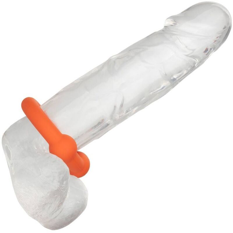 CALEXOTICS - ALPHA ANELLO DUAL BALL ARANCIONE CALEXOTICS - ALPHA ANELLO DUAL BALL ARANCIONE
