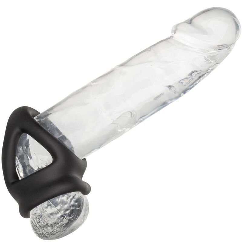 CALEXOTICS - ALPHA ANELLO DUAL CAGE NERO CALEXOTICS - ALPHA ANELLO DUAL CAGE NERO
