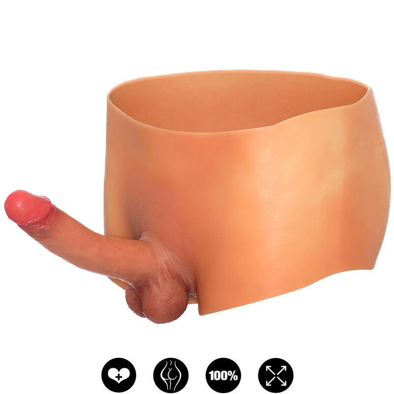 DESIDERIO NASCOSTO - ALTER EGO BOXERSHOT CON PENE 18 CM TAGLIA S/M DESIDERIO NASCOSTO - ALTER EGO BOXERSHOT CON PENE 18 CM TAGLIA S/M