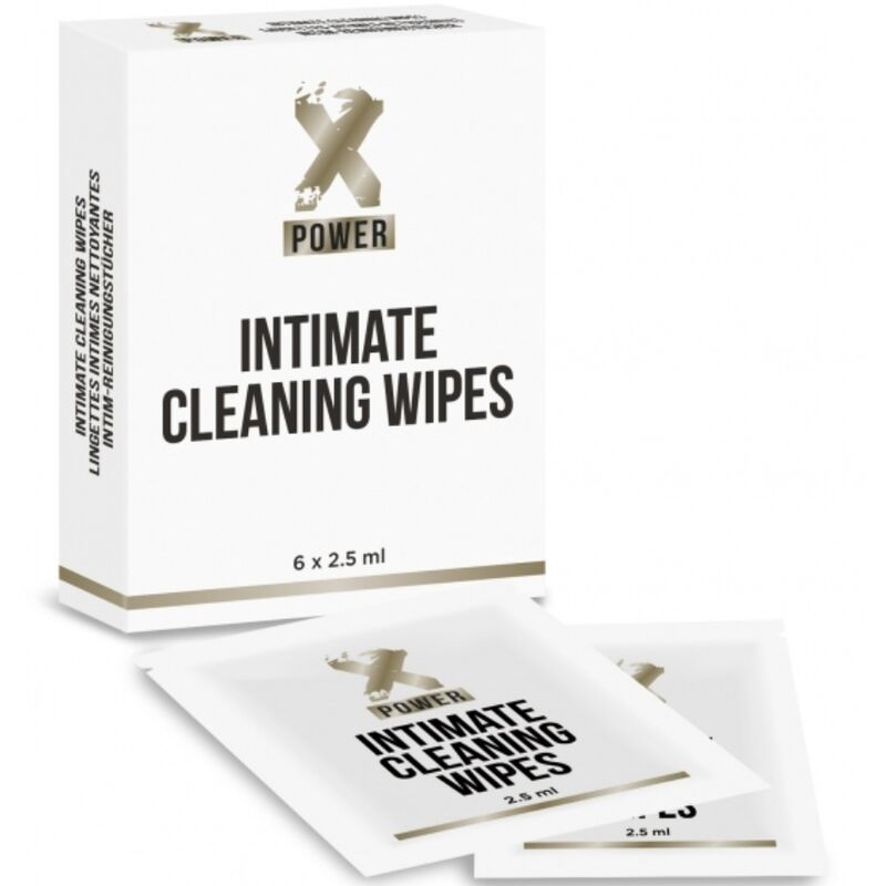 XPOWER - SALVIETTE PULIZIA INTIMA 6 UNIT XPOWER - INTIMATE CLEANING WIPES 6 UNITS