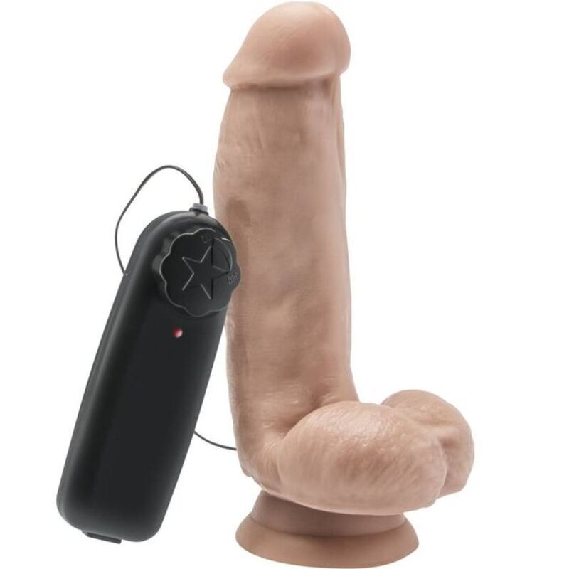GET REAL - DILDO 12 CM CON VIBRATORE PER SFERE GET REAL - DILDO 12 CM WITH BALLS VIBRATOR SKIN