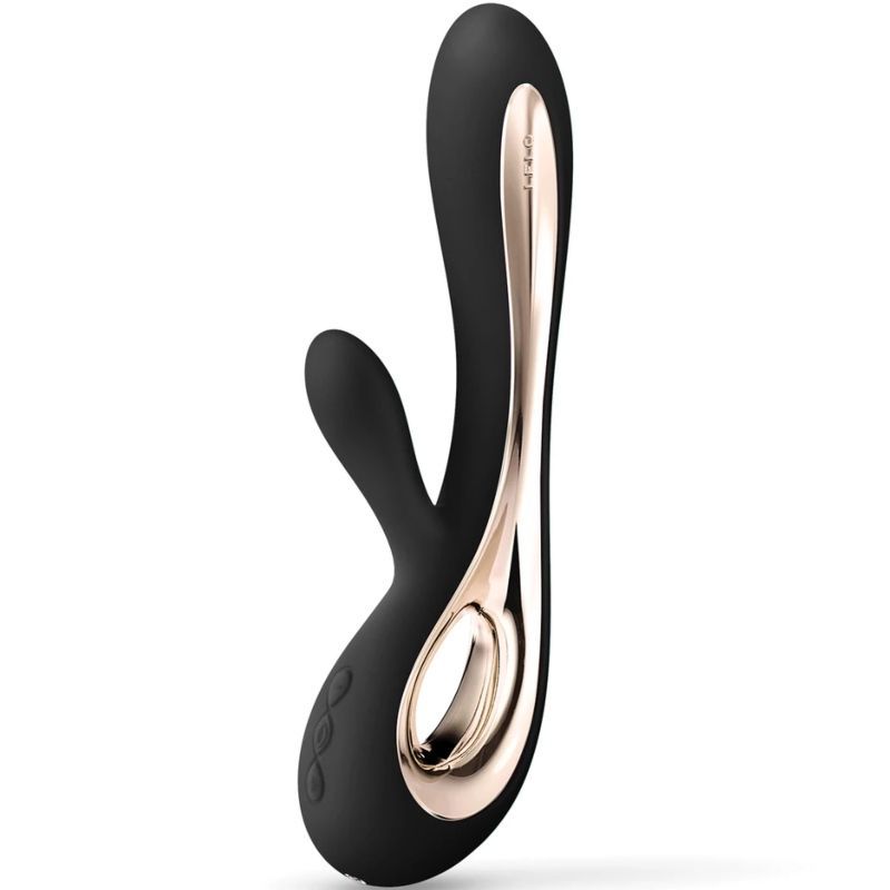 LELO - VIBRATORE CONIGLIO NERO SORAYA 2 LELO - SORAYA 2 BLACK RABBIT VIBRATOR