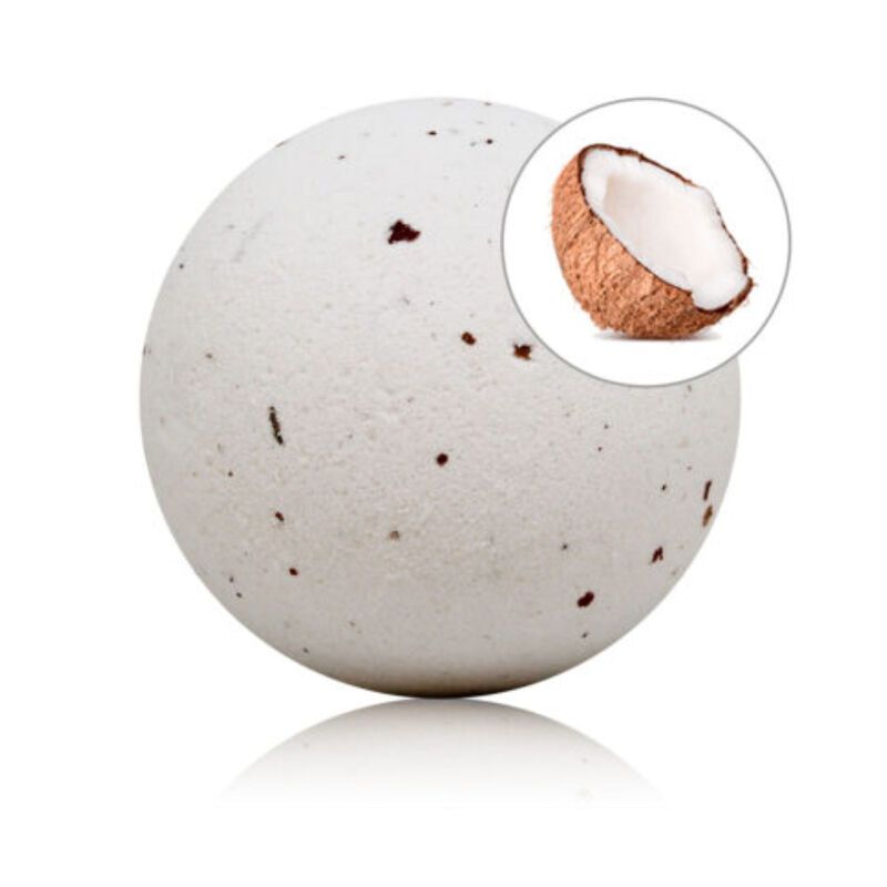 TALOKA - BOMBA DA BAGNO PROFUMATA AL COCCO CON PETALI DI ROSA TALOKA - BOMBA DA BAGNO PROFUMATA AL COCCO CON PETALI DI ROSA