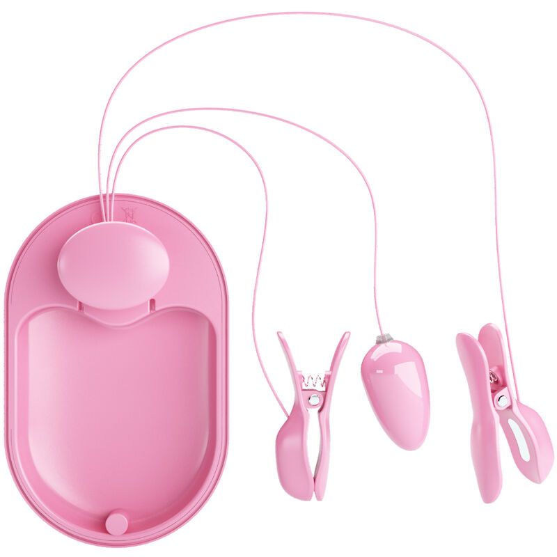 PRETTY LOVE - SCATOLA A SORPRESA PINZETTE PER ELETTROSTIMOLAZIONE ROSA PRETTY LOVE - SCATOLA A SORPRESA PINZETTE PER ELETTROSTIMOLAZIONE ROSA