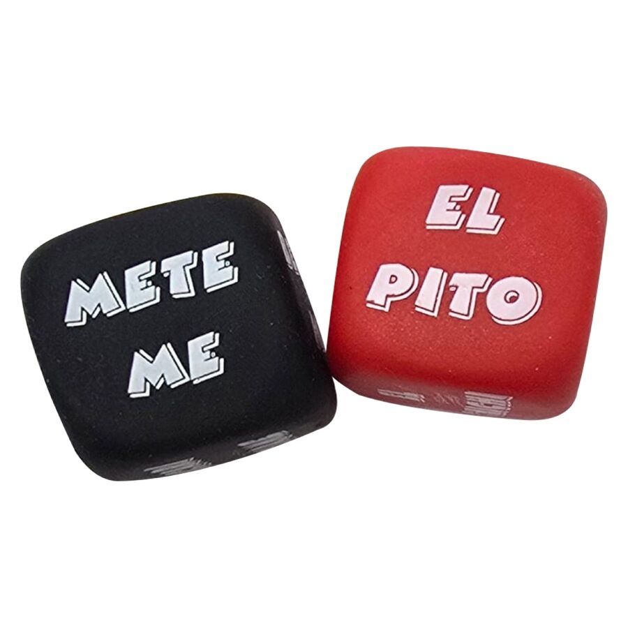 DIABLO PICANTE - 2 DADI DAZIONE E PARTE DEL CORPO DIABLO PICANTE - 2 DICE OF ACTION AND PART OF THE BODY