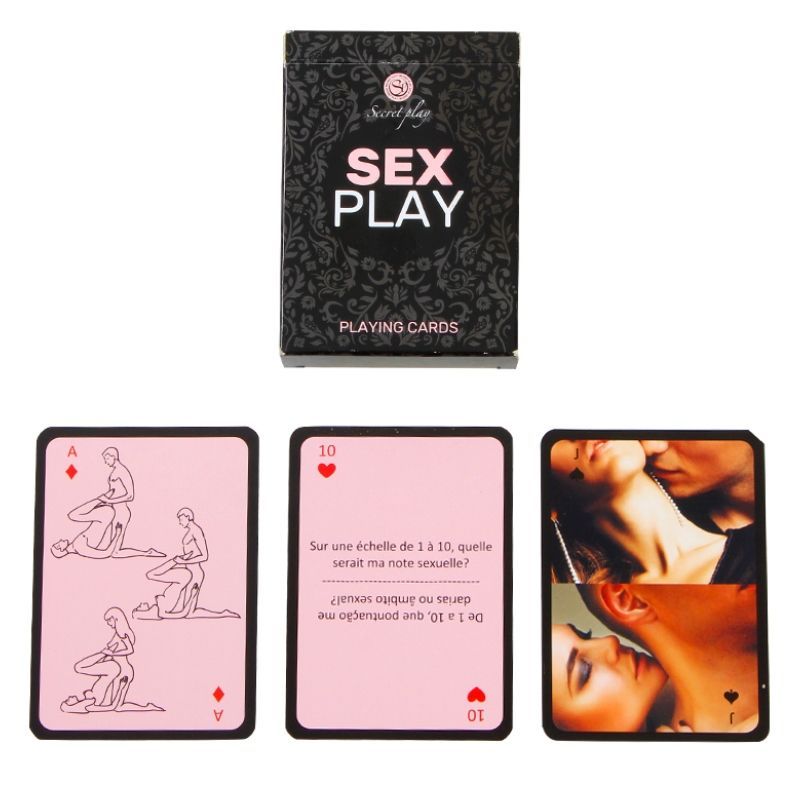 SECRETPLAY - CARTE DA GIOCO SEX PLAY (FR/PT) SECRETPLAY - SEX PLAY PLAYING CARDS (FR/PT)
