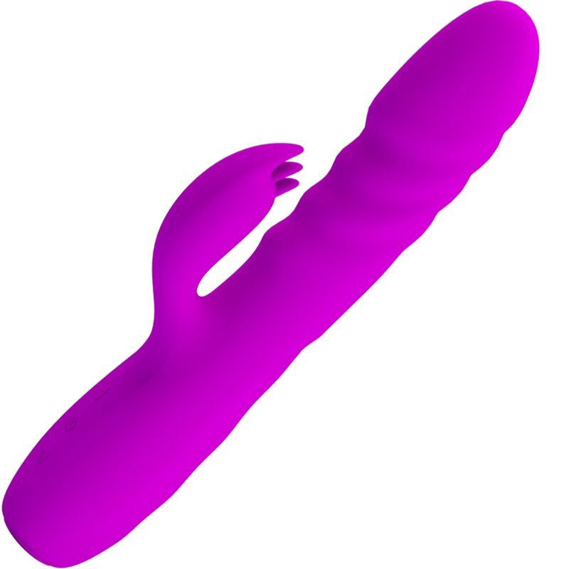 PRETTY LOVE - VIBRATORE CONIGLIO RICARICABILE MELANIE VIOLA PRETTY LOVE - MELANIE PURPLE RECHARGEABLE RABBIT VIBRATOR