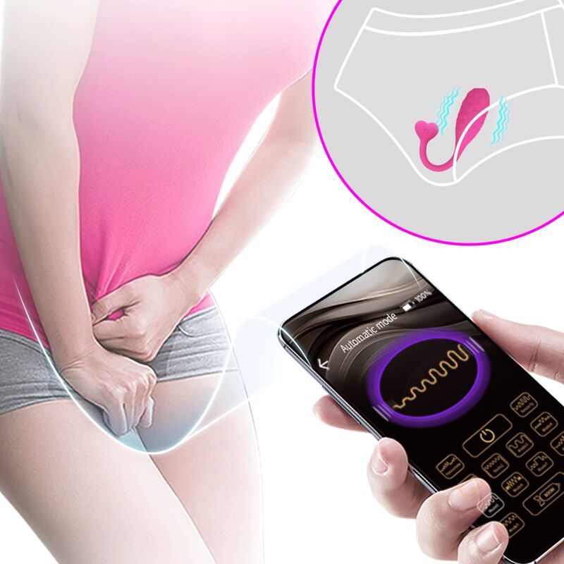 PRETTY LOVE - UOVO VIBRANTE PINK FISHER CONTROLLATO DA APP PRETTY LOVE - UOVO VIBRANTE PINK FISHER CONTROLLATO DA APP