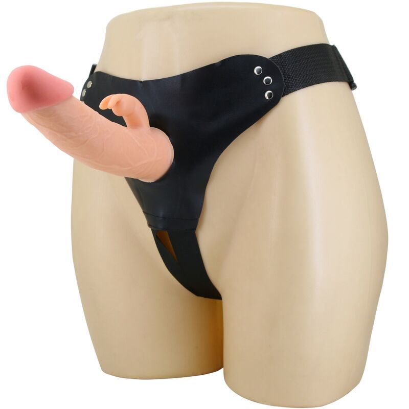 PRETTY LOVE - MAVIS HARNESS SLIP UNIVERSALE CON DILDO 19 CM NATURALE PRETTY LOVE - MAVIS HARNESS UNIVERSAL BRIEFS WITH DILDO 19 CM NATURAL