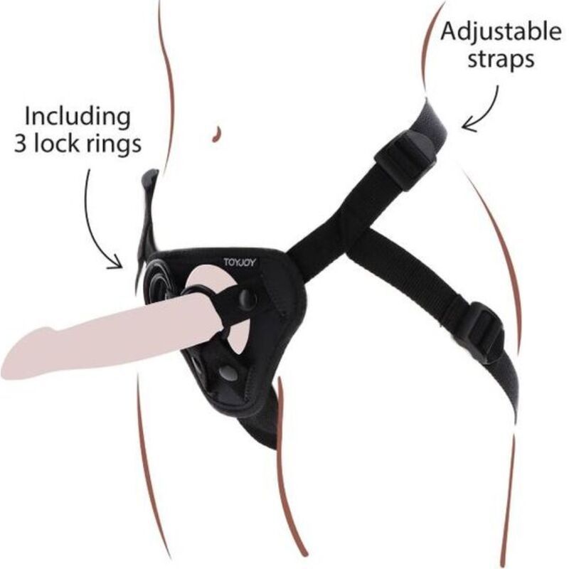 GET REAL - IMBRAGATURA CON CINTURINO NERA GET REAL - IMBRAGATURA CON CINTURINO NERA