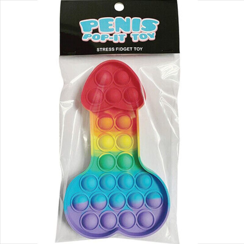 KHEPER GAMES - GIOCATTOLO ANTISTRESS PENE POP-IT MULTICOLORE KHEPER GAMES - MULTICOLOR POP-IT PENIS ANTI-STRESS TOY