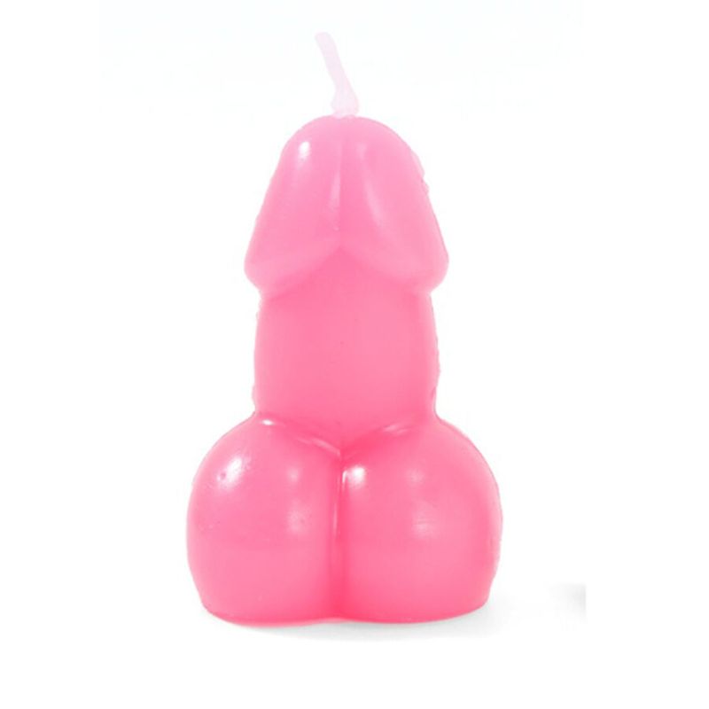 DIABLO PICANTE - CANDELA A FORMA DI PENE COLOR FUCSIA DIABLO PICANTE - PENIS SHAPED CANDLE IN FUCHSIA COLOR