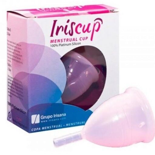 IRISCUP - COPPA DEL MESE PICCOLA ROSA A + SACCHETTO STERILIZZATORE GRATUITO IRISCUP - SMALL PINK MONTH CUP A + FREE STERILIZER BAG