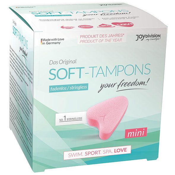 JOYDIVISION SOFT-TAMPONS - TAMPONI MORBIDI ORIGINALI MINI 3 UDS JOYDIVISION SOFT-TAMPONS - ORIGINAL SOFT-TAMPONS MINI 3 UDS