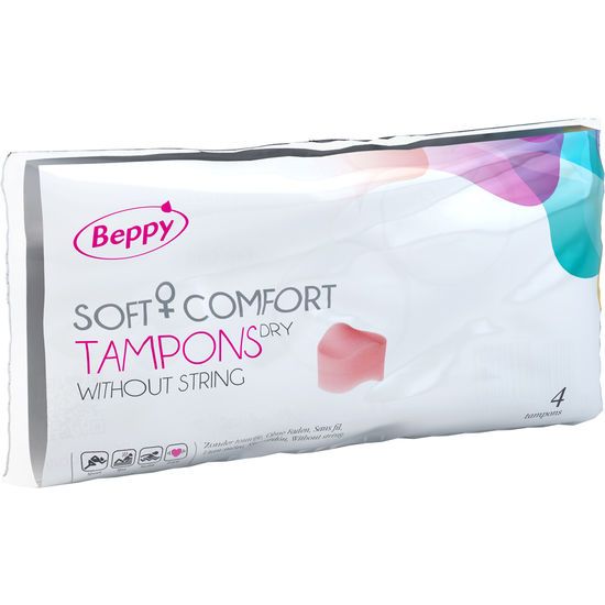 BEPPY - SOFT-COMFORT TAMPONI ASCIUTTI 4 UNITΒ· BEPPY - SOFT-COMFORT TAMPONS DRY 4 UNITS
