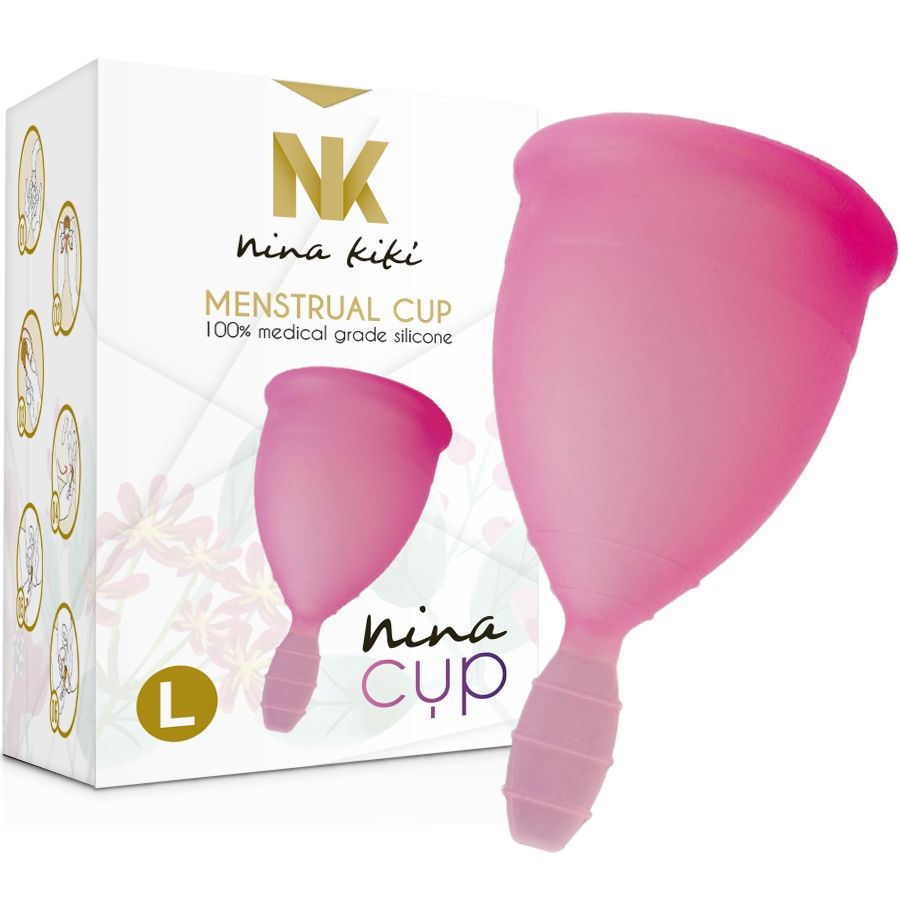 NINA KIK� - COPPA MESTRUALE ROSA - TAGLIA L