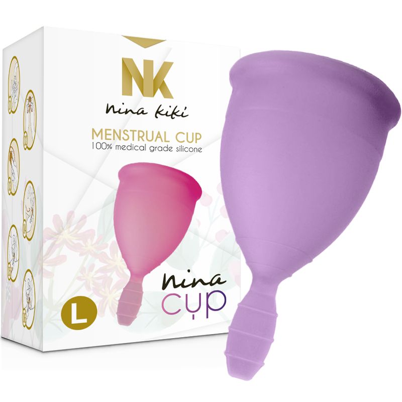 NINA KIK� - COPPA MESTRUALE VIOLA - TAGLIA L NINA KIK� - COPPA MESTRUALE VIOLA - TAGLIA L