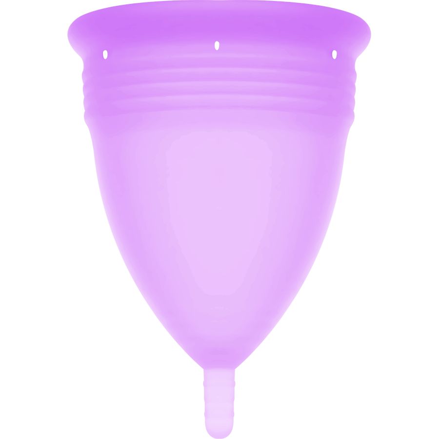 STERCUP - COPPA MESTRUALE IN SILICONE FDA LILLA - TAGLIA L STERCUP - FDA SILICONE MENSTRUAL CUP VIOLET - SIZE L