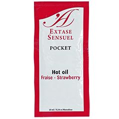 EXTASE SENSUAL - STRAWBERRY STIMULATING OIL 10 ML