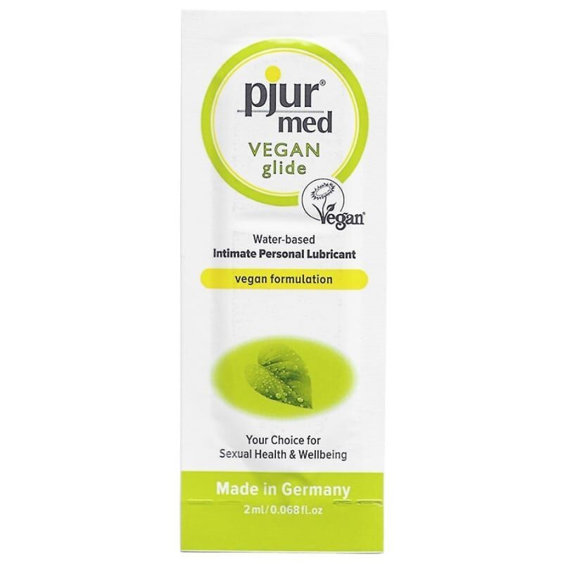 PJUR - MED VEGAN GLIDE LUBRIFICANTE A BASE ACQUA 2 ML PJUR - MED VEGAN GLIDE WATER BASED LUBRICANT 2 ML