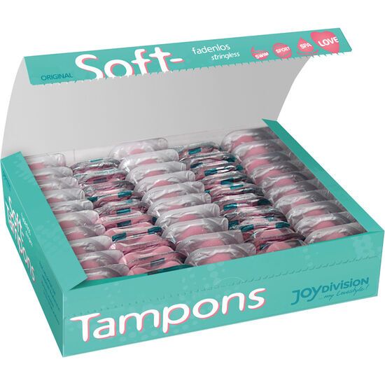 JOYDIVISION SOFT-TAMPONS - TAMPONI MORBIDI ORIGINALI MINI X 50 UNITΒ· JOYDIVISION SOFT-TAMPONS - ORIGINAL SOFT-TAMPONS MINI X 50 UNITS