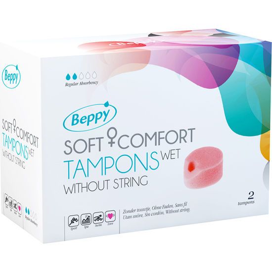 BEPPY - SOFT COMFORT TAMPONI UMIDI 2UNITΒ· BEPPY - SOFT COMFORT TAMPONS WET 2UNITS